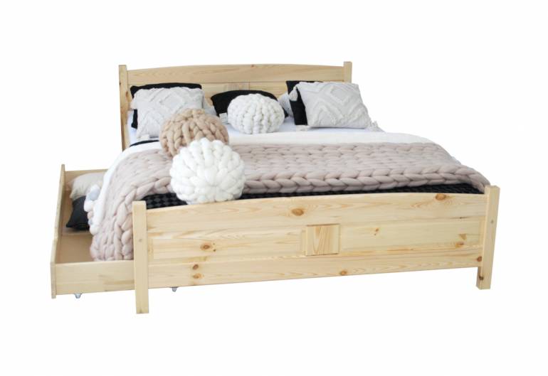 JOANA magasított ágy + matrac + ágyrács AJÁNDÉK, 140x200 cm