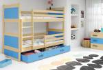 RICO 2 color gyerek ágy pótággyal + tárhely + ágyrács + matrac