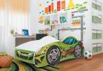 AUTO gyerek ágy + rács + matrac INGYEN