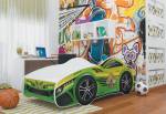 AUTO gyerek ágy + rács + matrac INGYEN