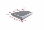 LUX kárpitozott ágy + matrac 160x200 cm