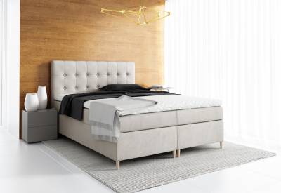 AVANTI boxspring kárpitozott ágy + fedő INGYEN