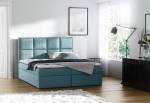 GALAXY boxspring kárpitozott ágy + fedő
