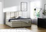 GALAXY boxspring kárpitozott ágy + fedő