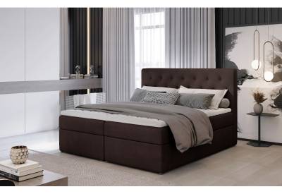 LOREE kárpitozott boxspring ágy