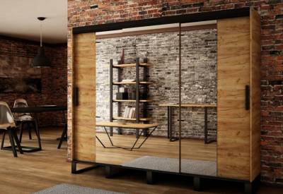 LOFT T2 tolóajtós szekrény