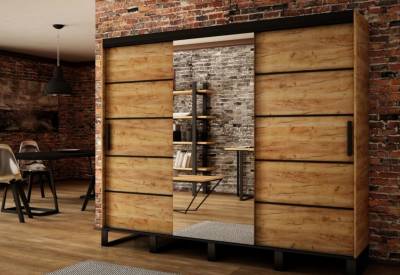 LOFT V2 tolóajtós szekrény
