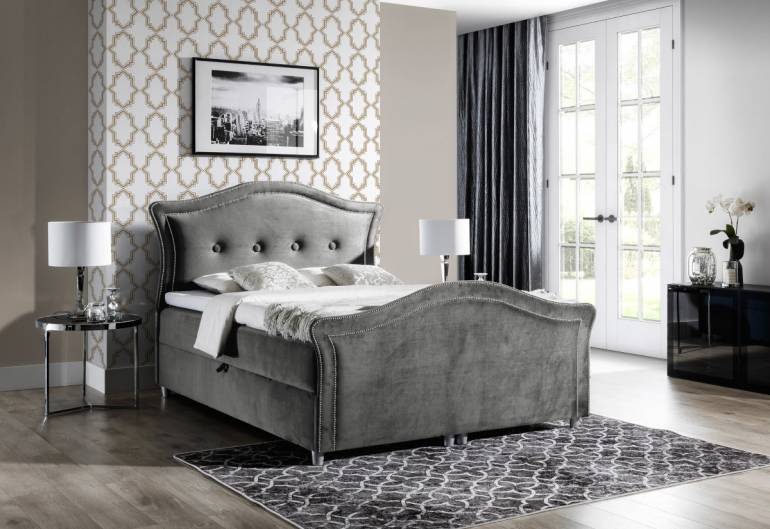 BEDRAN LUX boxspring kárpitozott ágy