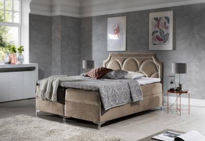 CASCHMIRE boxspring kárpitozott ágy