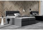 KARDAMON kárpitozott boxspring ágy + topper