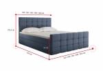 MARIN kárpitozott boxspring ágy