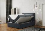 CASTEL kárpitozott boxspring ágy + Topper