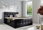CHARLOTTE kárpitozott boxspring ágy + topper