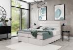 RIVIERA kárpitozott boxspring ágy + topper