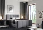 LARS kárpitozott boxspring ágy + topper