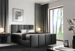 LARS kárpitozott boxspring ágy + topper