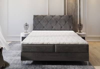 MACON kárpitozott boxspring ágy