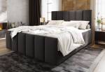 LAGO kárpitozott boxspring ágy + topper