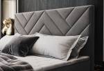ROKIS kárpitozott boxspring ágy + topper