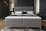 ROKIS kárpitozott boxspring ágy + topper
