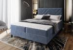 ROKIS kárpitozott boxspring ágy + topper