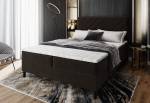 ROKIS kárpitozott boxspring ágy + topper