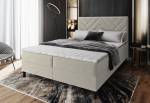 ROKIS kárpitozott boxspring ágy + topper