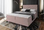 ROKIS kárpitozott boxspring ágy + topper
