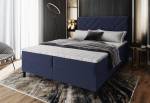 ROKIS kárpitozott boxspring ágy + topper