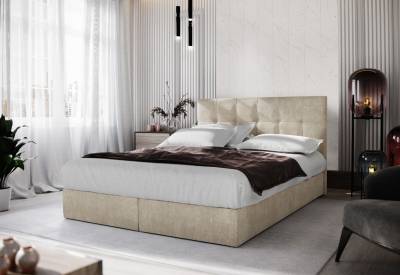 PORIO boxspring kárpitozott ágy