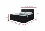 TYP 57 kárpitozott boxspring ágy