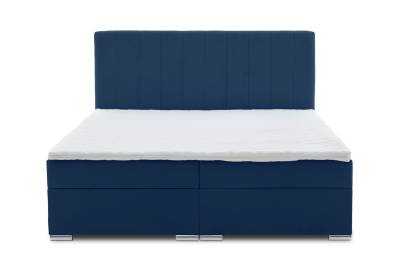 ASHER kárpitozott boxspring ágy + topper