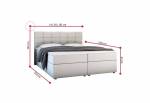 RIVA kárpitozott boxspring ágy