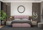 DALMINE 2 kárpitozott boxspring ágy