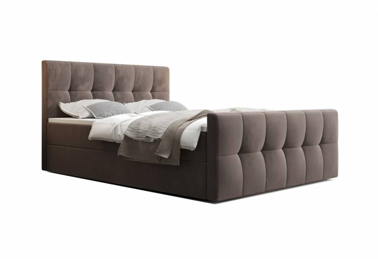 Kárpitozott boxspring ágy MANHATTAN 2