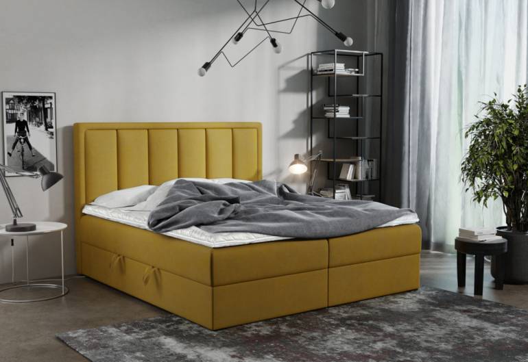 VOXI kárpitozott boxspring ágy