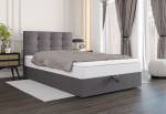 DUO P egyszemélyes kárpitozott ágy boxspring