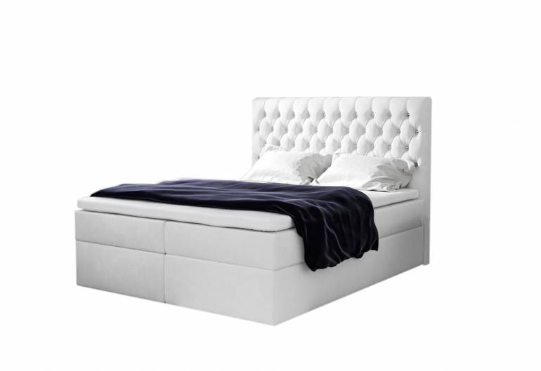 MONET boxspring kárpitozott ágy + fedőmatrac AJÁNDÉKBA