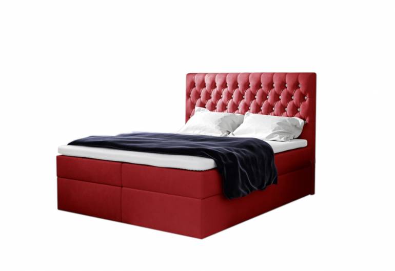 MONET boxspring kárpitozott ágy + fedőmatrac AJÁNDÉKBA