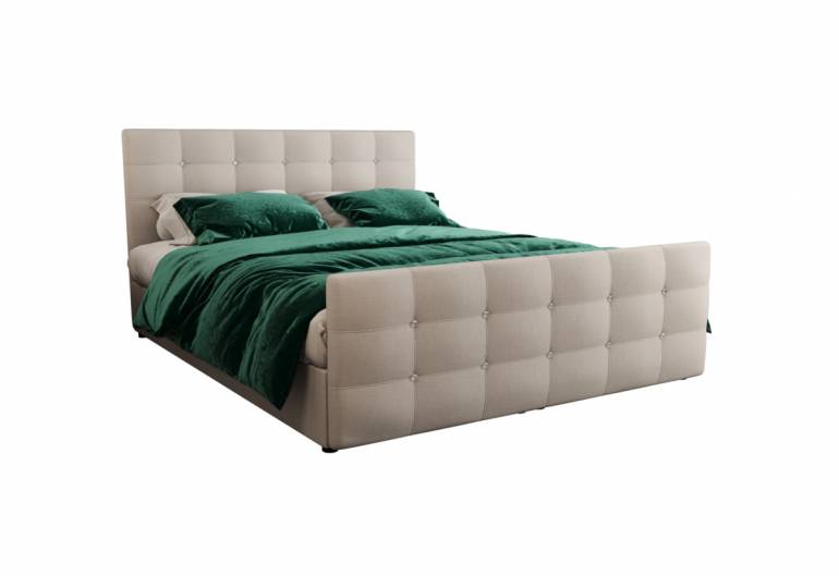 KLEO boxspring kárpitozott ágy
