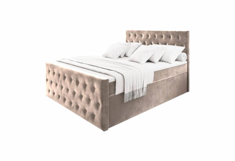 FONDI kárpitozott boxspring ágy