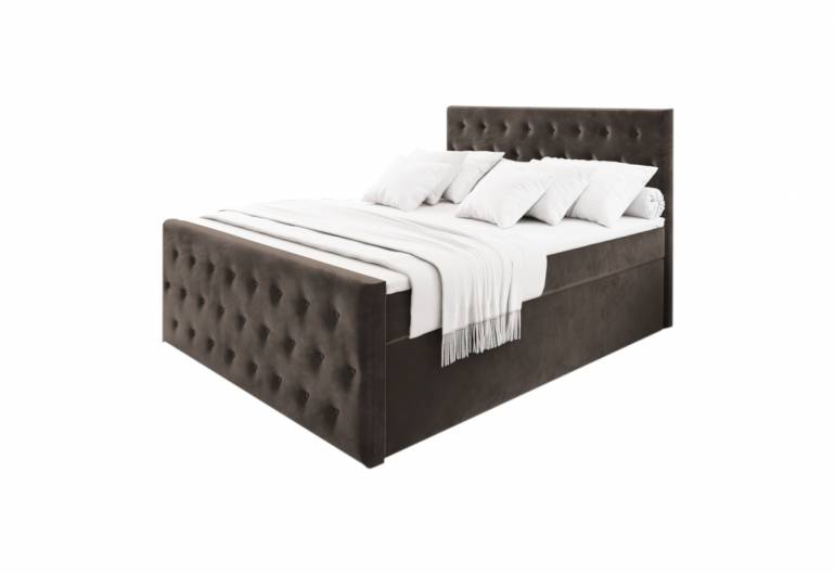 FONDI kárpitozott boxspring ágy