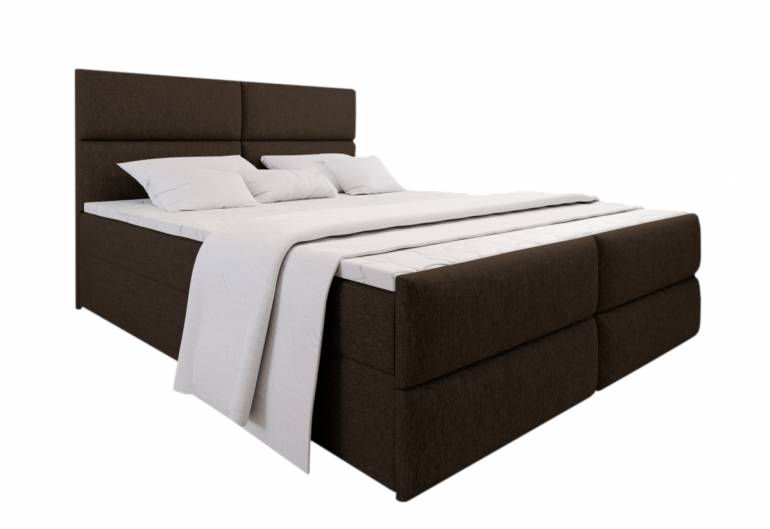 MULEN kárpitozott boxspring ágy + fedőmatrac