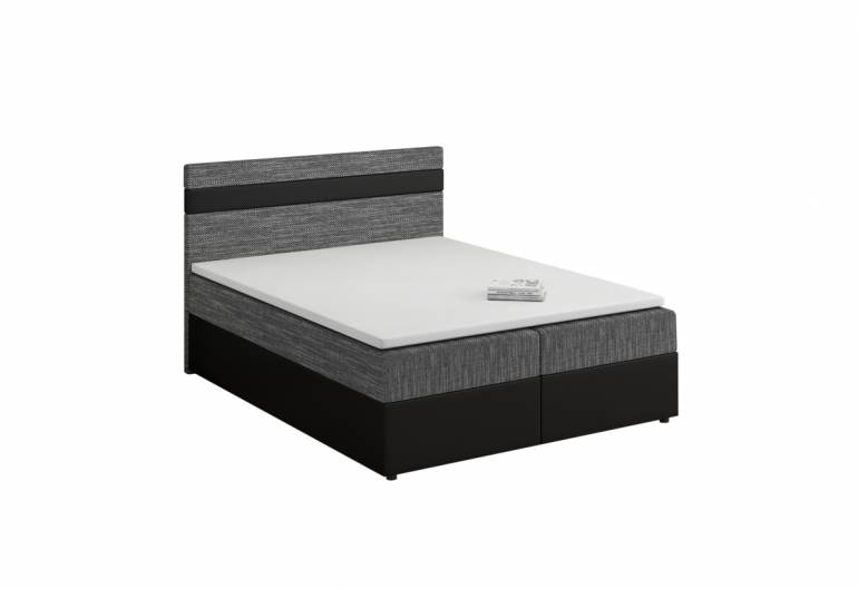 MODENA boxspring kárpitozott ágy + topper
