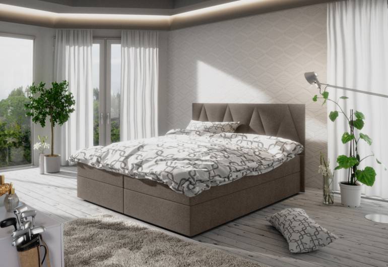 FADO 3 kárpitozott ágy + matrac