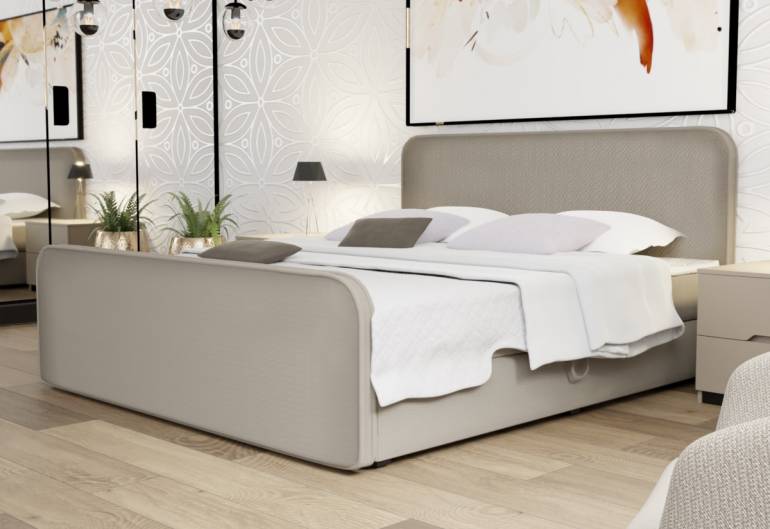 LARA boxspring kárpitozott ágy