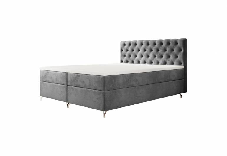 CHESTER 2 kárpitozott boxspring ágy 2