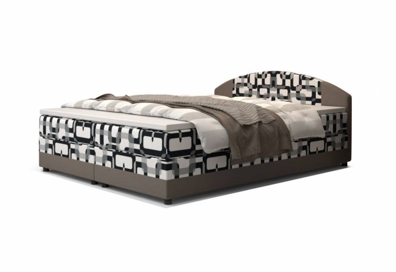 Kárpitozott boxspring ágy ORION