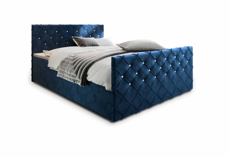 MANDI kárpitozott boxspring ágy