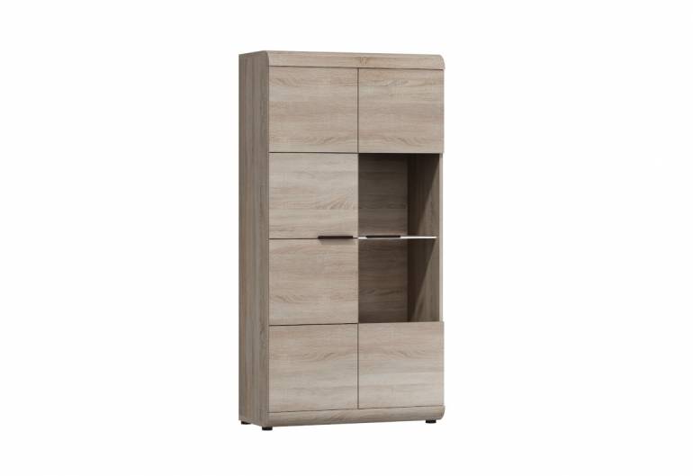 LINK alacsony vitrines szekrény